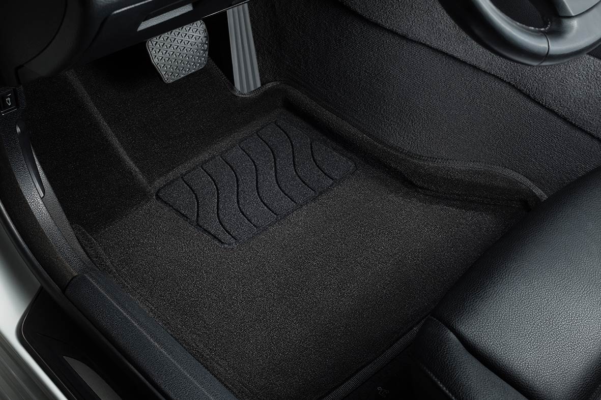 Ворсовые 3D коврики салона "Seintex" Mercedes-Benz C-Class W205 2014-2021