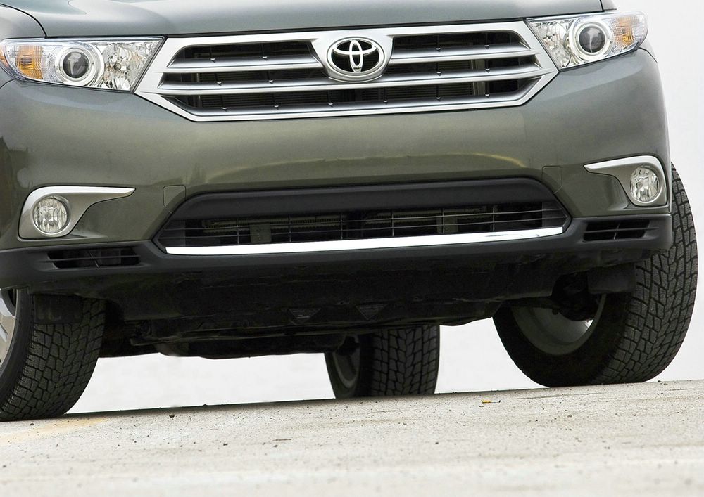 Защита порогов d76 Toyota Highlander 2010-2014