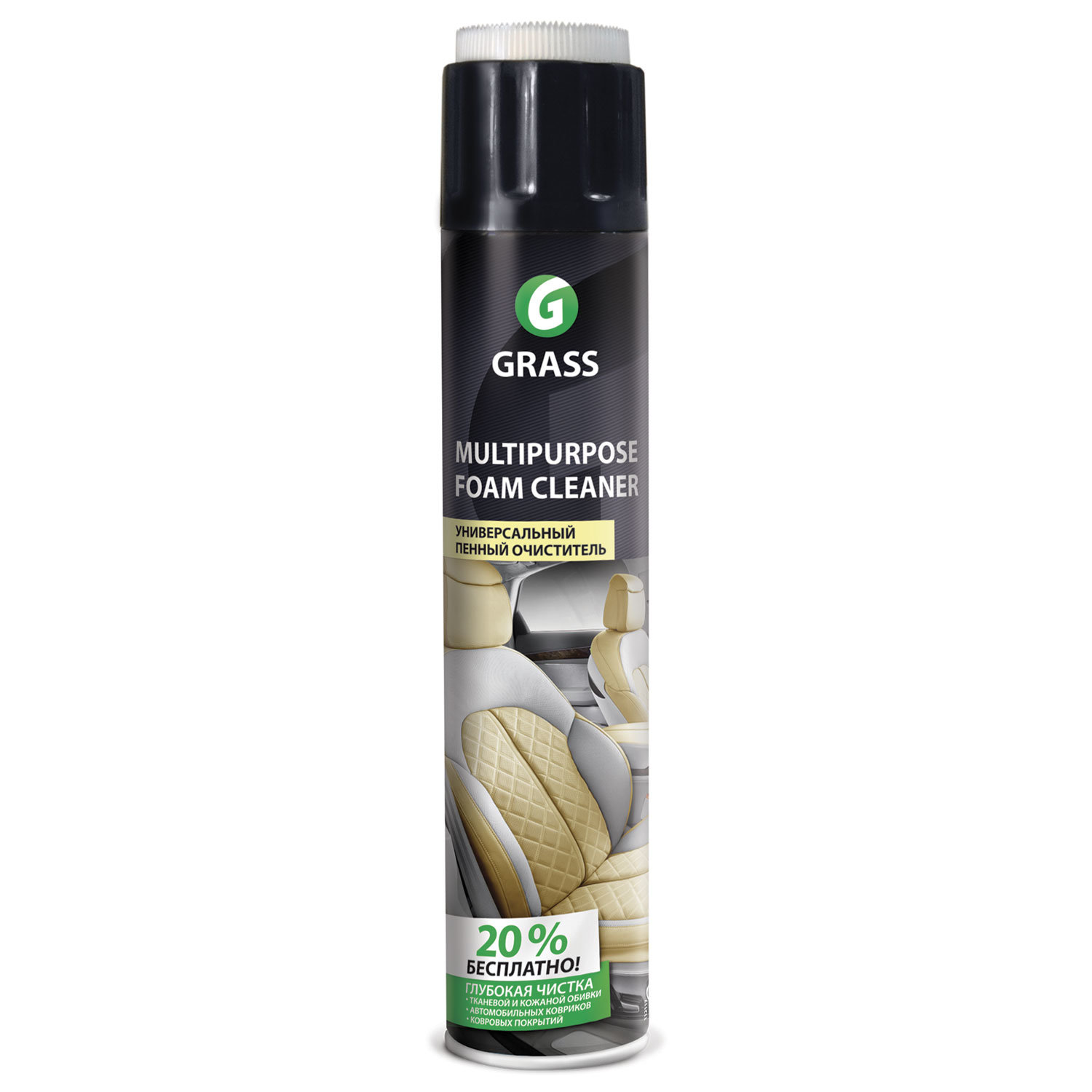 Очиститель обивки салона "GRASS" Multipurpose Foam Cleaner (750 мл)