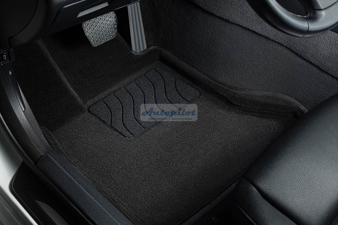Ворсовые 3D коврики салона "Seintex" Volvo S-60 lll 2018-