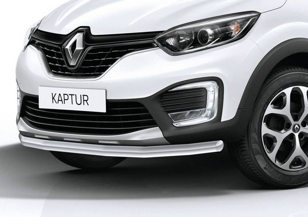 Защита переднего бампера d57 Renault Kaptur 2016-