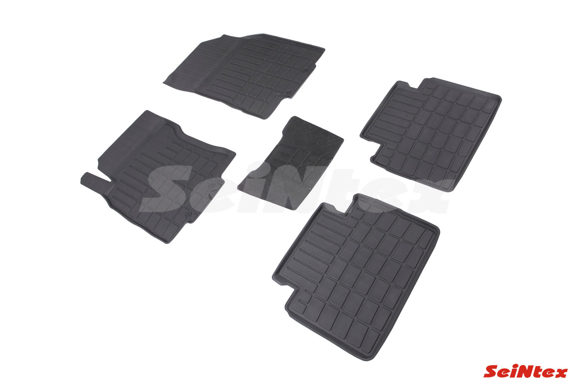 Резиновые коврики салона Стандарт "Seintex" Nissan X-Trail T32 2015-