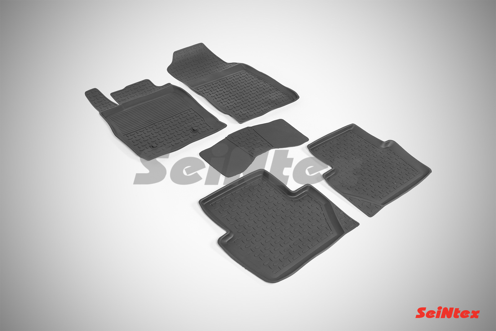 Резиновые коврики салона Высокий борт "Seintex" Ford Ecosport 2014-