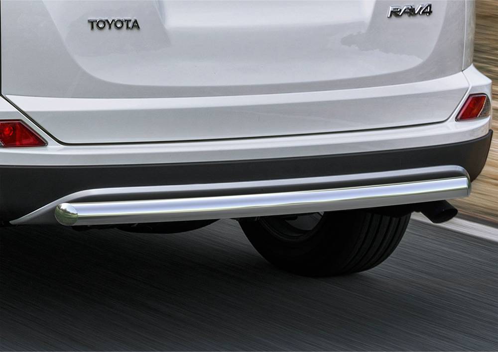 Защита заднего бампера d57 Toyota Rav 4 2015-