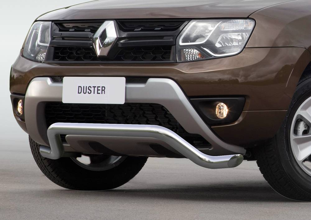 Защита переднего бампера d57 волна Renault Duster 2015-
