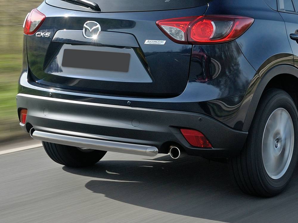 Защита заднего бампера d57 Mazda CX-5 2011-2015-2017