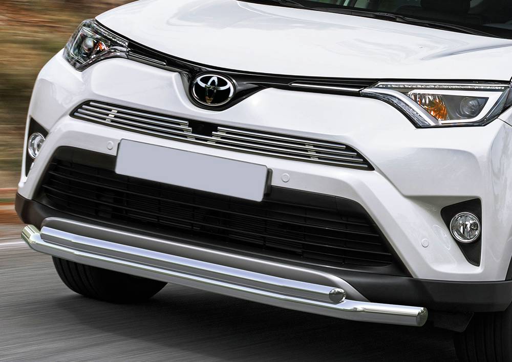 Решетка радиатора верхняя d10 (для автомобиля с передней камерой) Toyota Rav 4 2015-