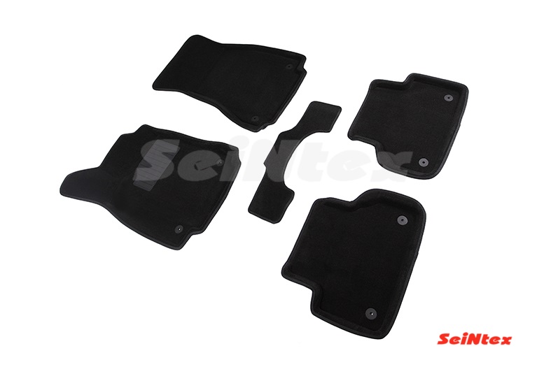 Ворсовые 3D коврики салона "Seintex" Audi A4 (B9) 2015-