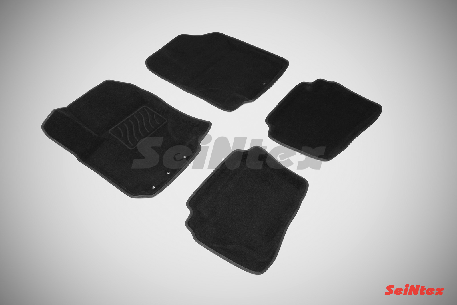 Ворсовые 3D коврики салона "Seintex" Hyundai I 20 2008-2012