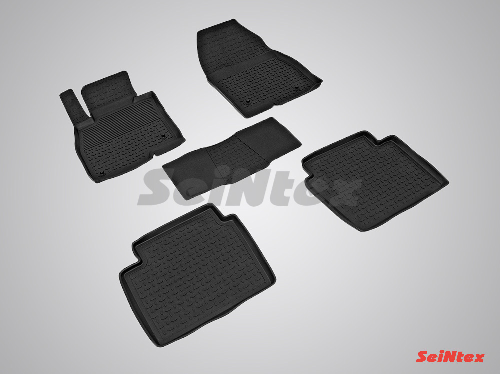 Резиновые коврики салона Высокий борт "Seintex" Mazda 6 2012-