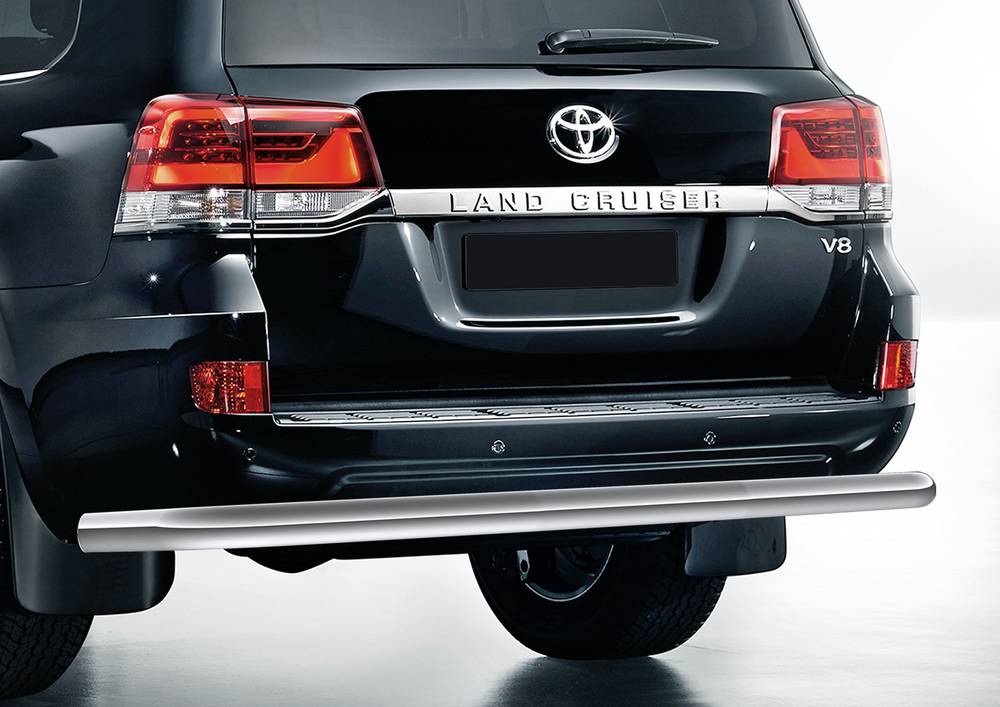 Защита заднего бампера d76 Toyota Land Cruiser 200 2015-
