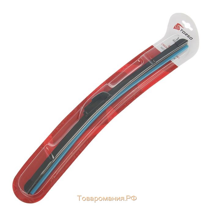 Щётка стеклоочистителя бескаркасная TORSO, крючок, 375 мм 