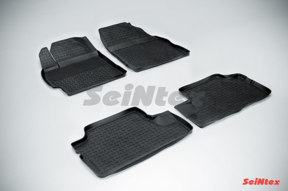 Резиновые коврики салона Высокий борт "Seintex" Toyota Corolla 2007-2013