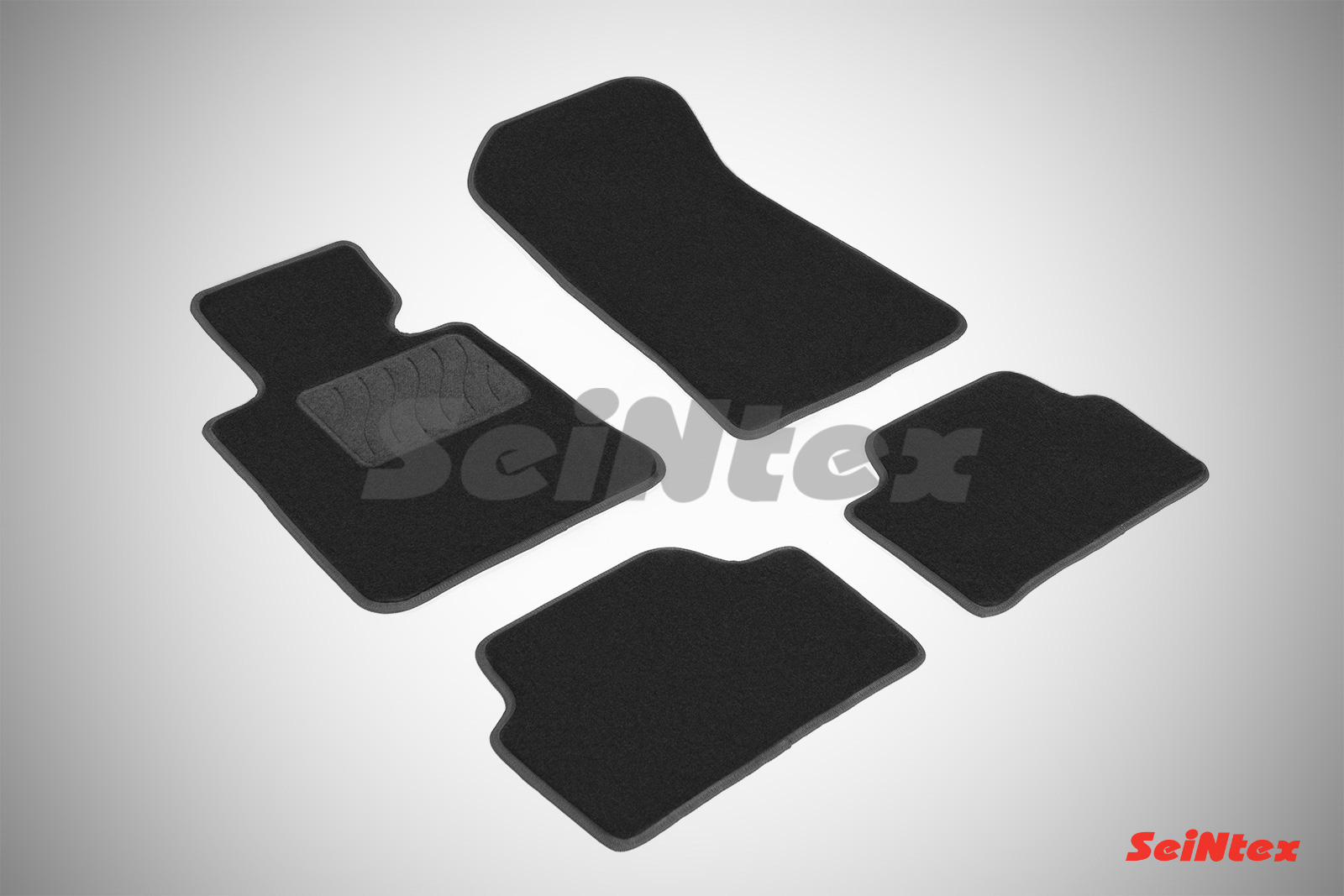Ворсовые LUX коврики салона "Seintex", Bmw 1 Ser E-81-88 2004-2013