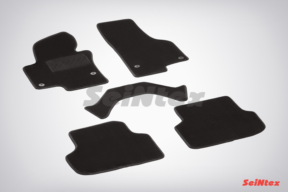 Ворсовые LUX коврики салона "Seintex", Volkswagen Jetta 2011-