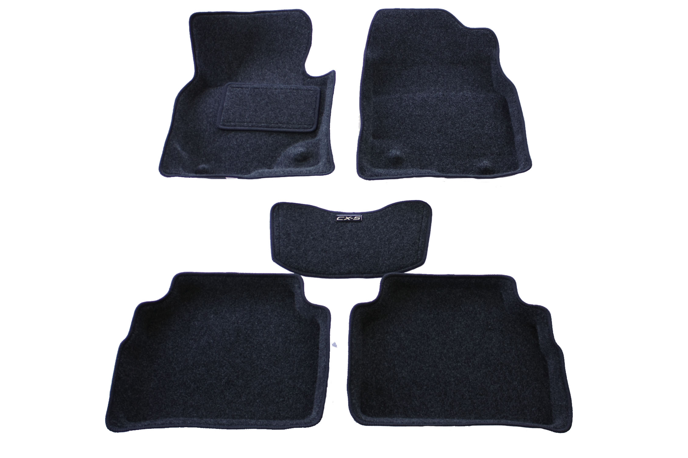 Ворсовые 3D коврики салона "Boratex" Mazda CX 5 2012-
