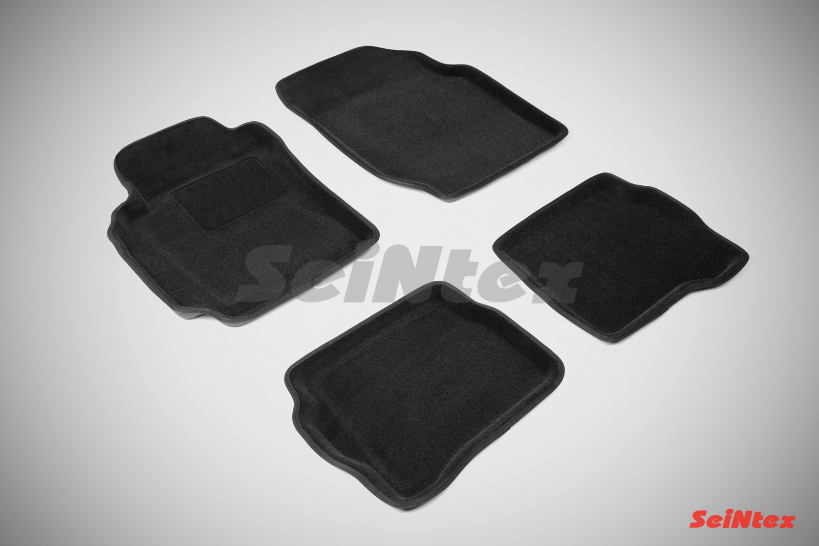 Ворсовые 3D коврики салона "Seintex", Nissan Almera Classic (B10) 2006-2013