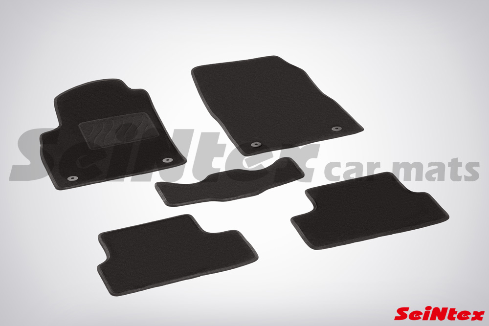 Ворсовые LUX коврики салона "Seintex", Chevrolet Cruze 2009-