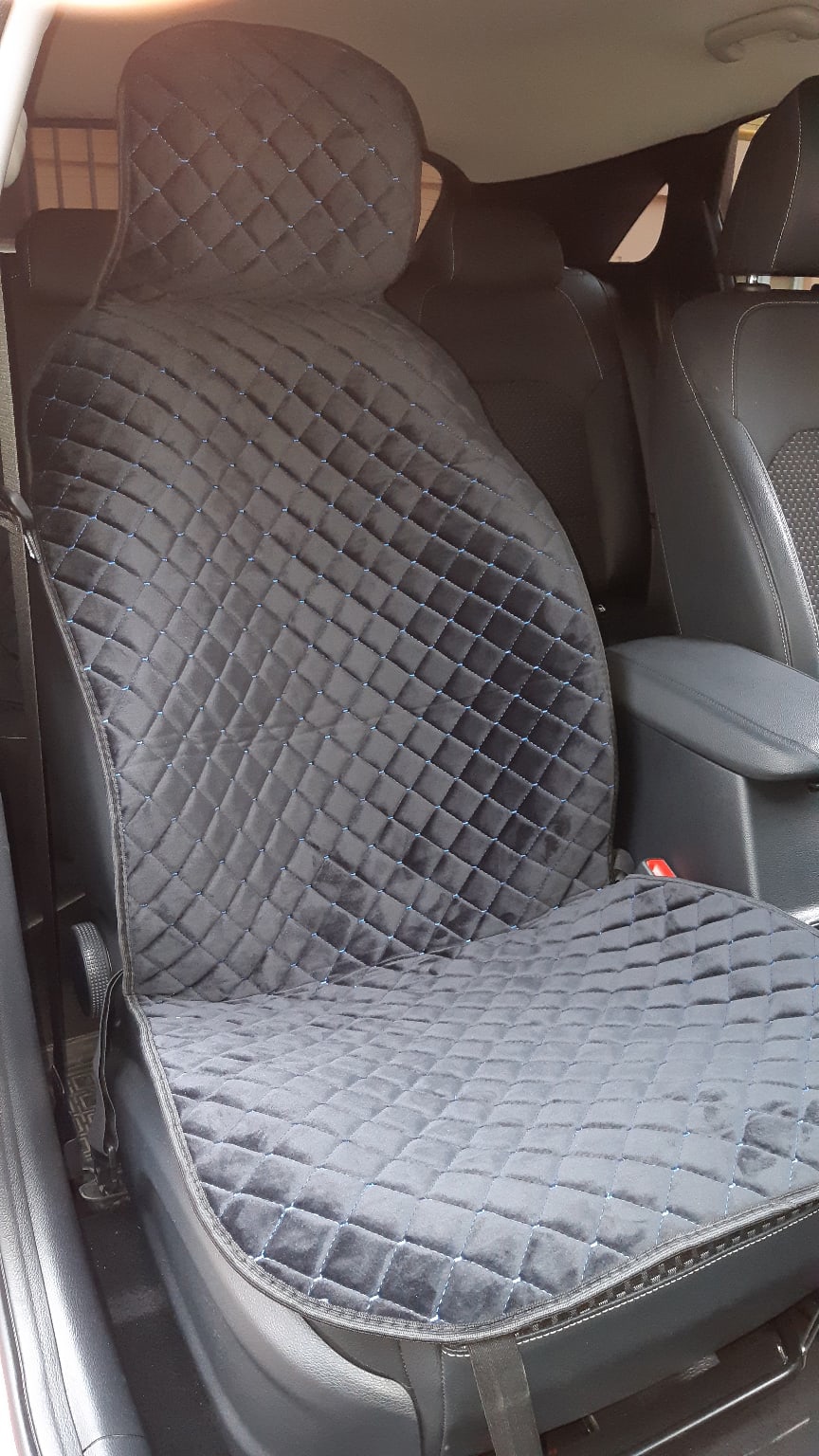 черный с синей