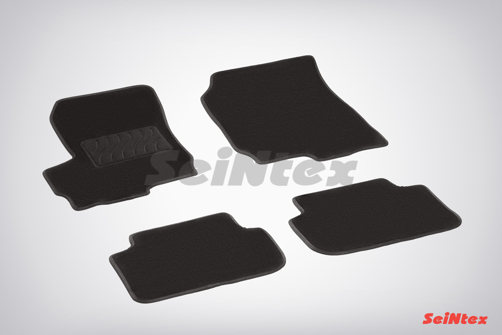 Ворсовые LUX коврики салона "Seintex", Mitsubishi Colt VI 2003-2012