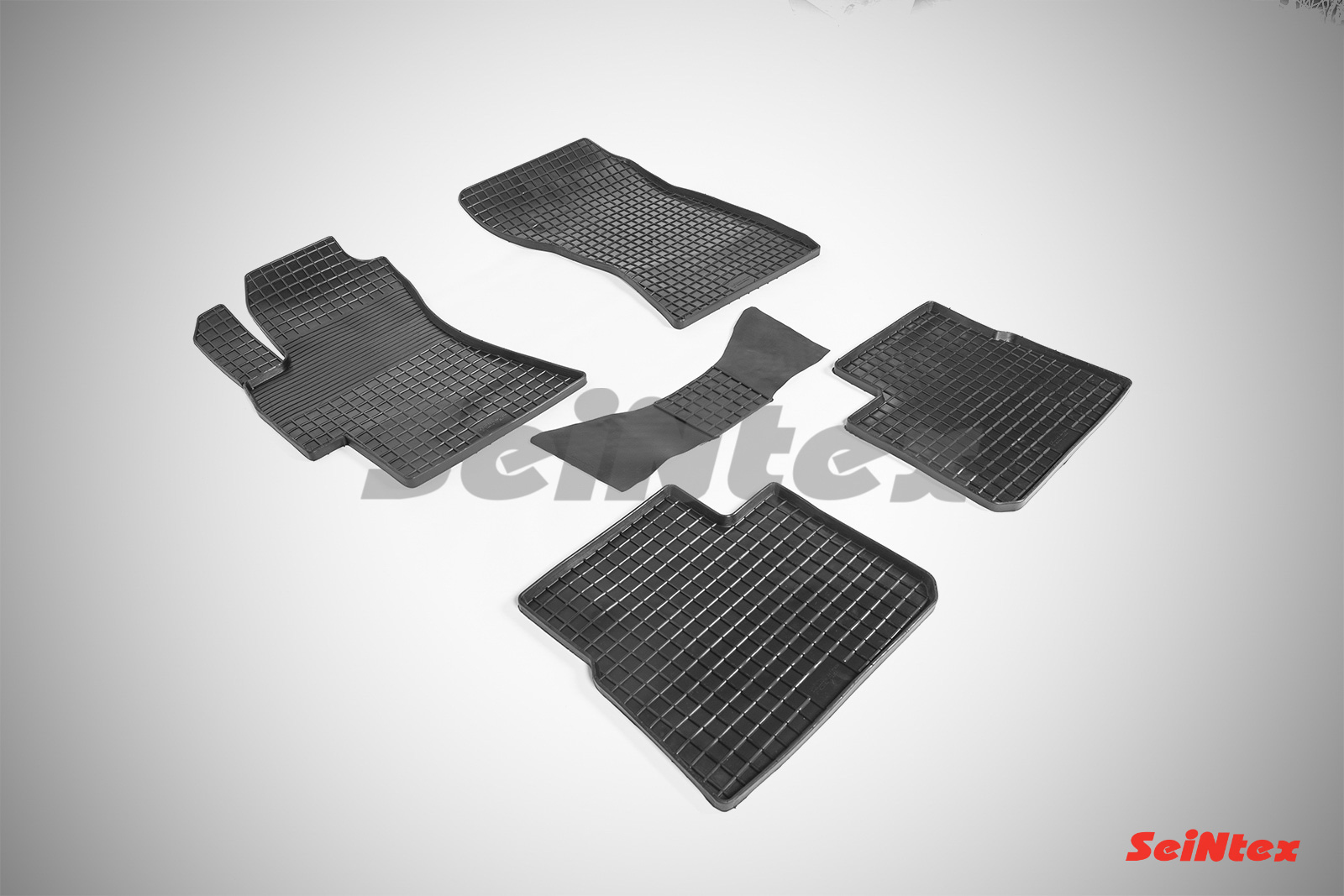 Резиновые коврики салона Сетка "Seintex", Subaru Impreza 2007-2011