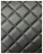 Экокожа Ромб перфорация на поролоне 1,4х1м