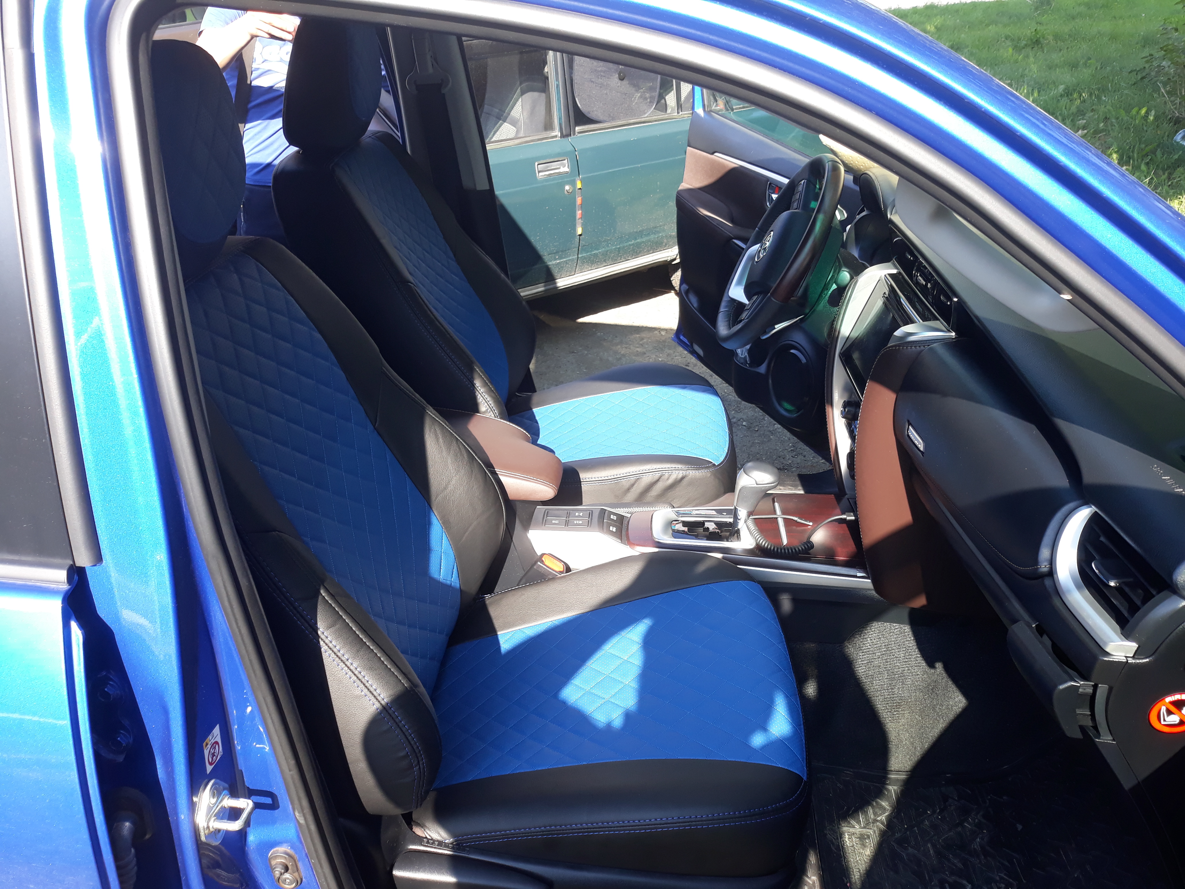 Ромб мини черный+синий (2)