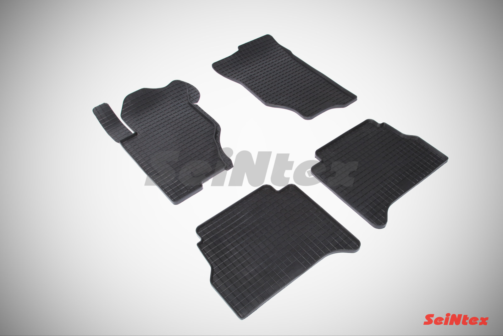 Резиновые коврики салона Сетка "Seintex", KIA Sorento 2002-2009