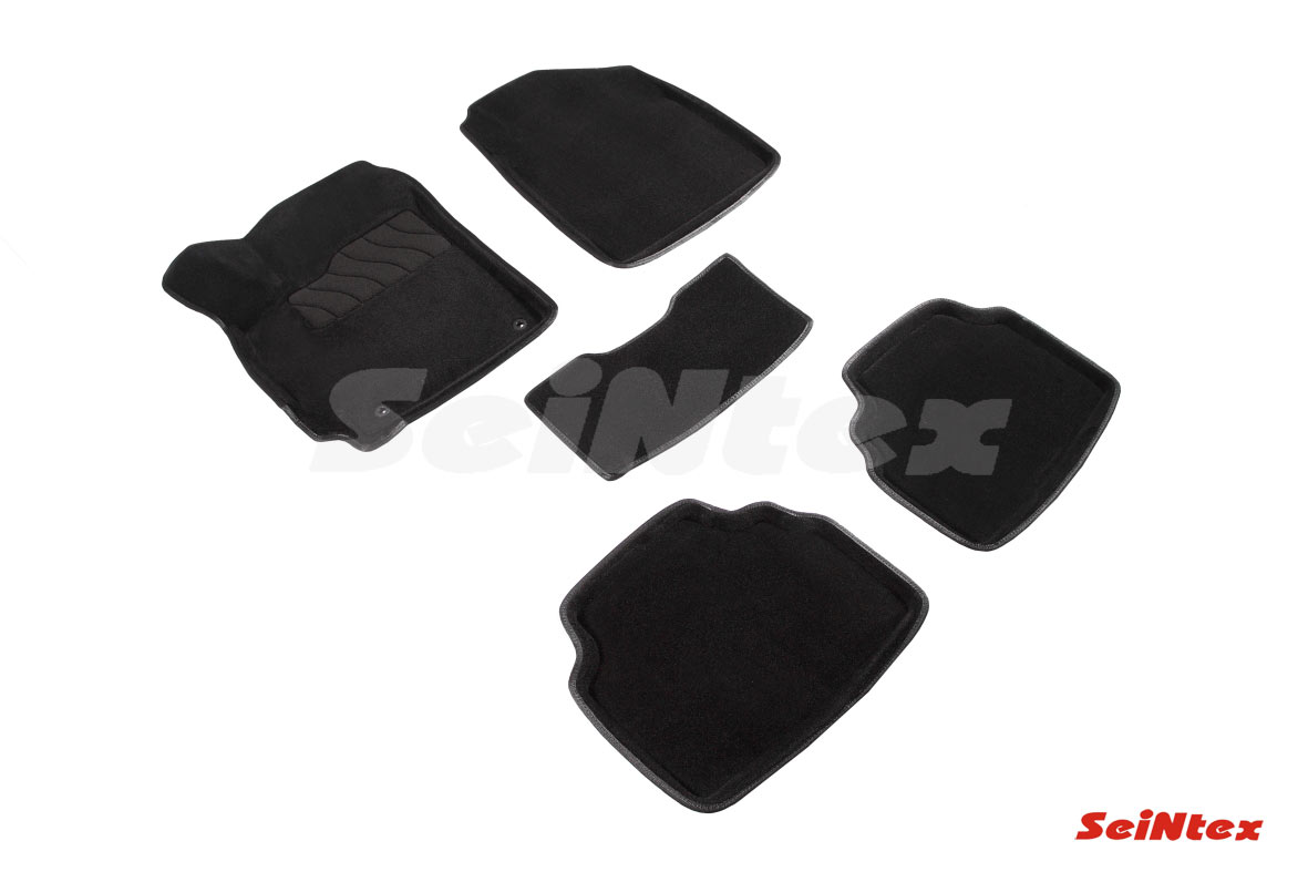 Ворсовые 3D коврики салона "Seintex", Kia Seltos 2019-