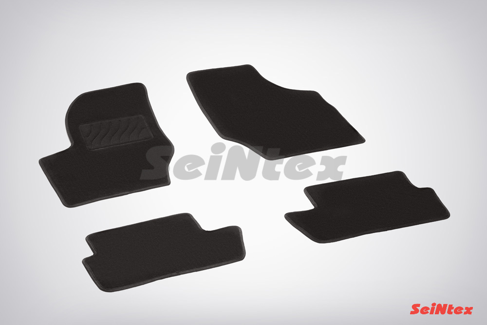 Ворсовые LUX коврики салона "Seintex", Peugeot 307 2001-2008