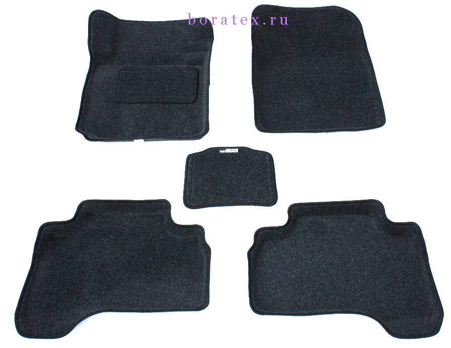 Ворсовые 3D коврики салона "Boratex" Suzuki Grand Vitara 5D 2005-