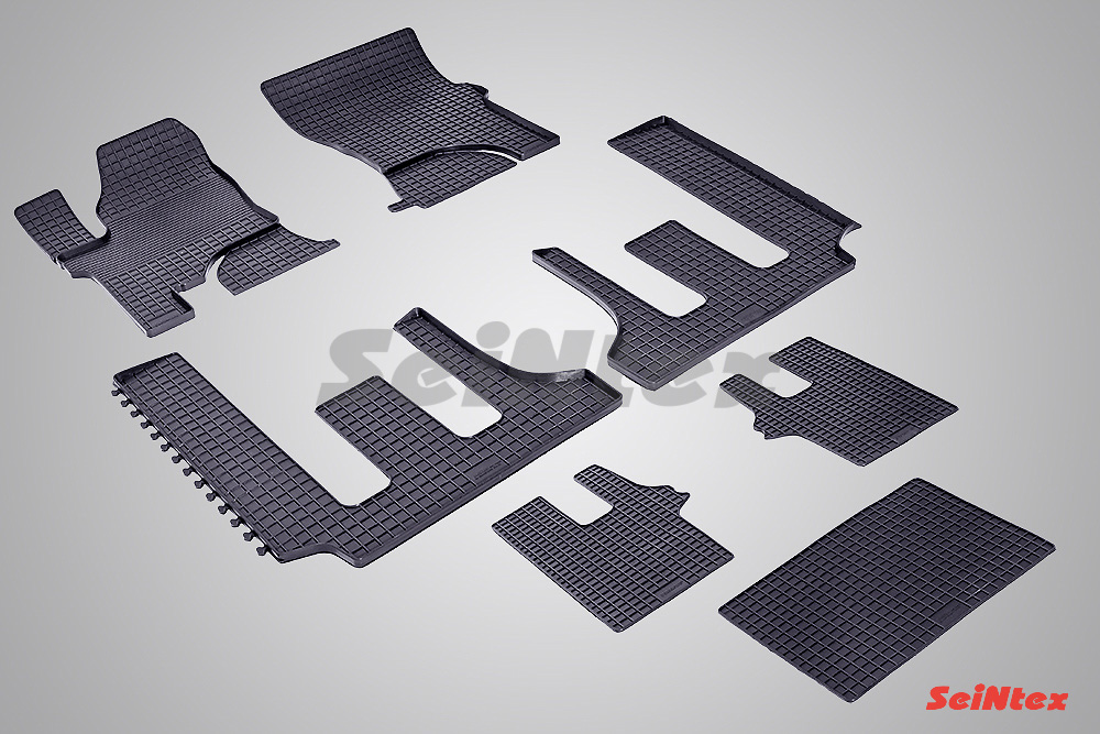 Резиновые коврики салона Сетка "Seintex", SSANGYONG Stavic 2013-