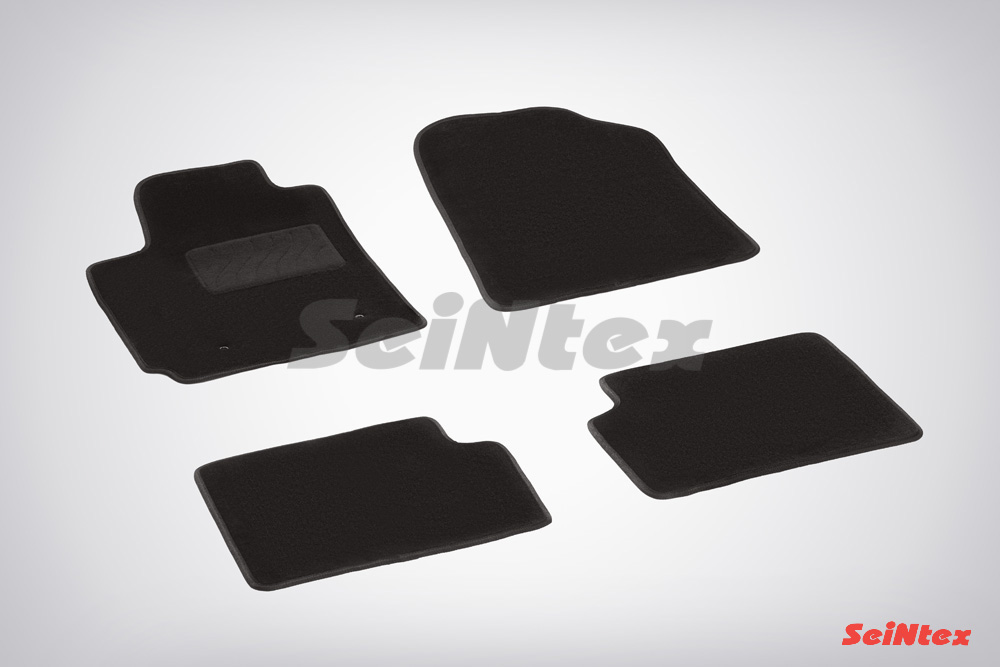 Ворсовые LUX коврики салона "Seintex", Toyota Corolla 2000-2006