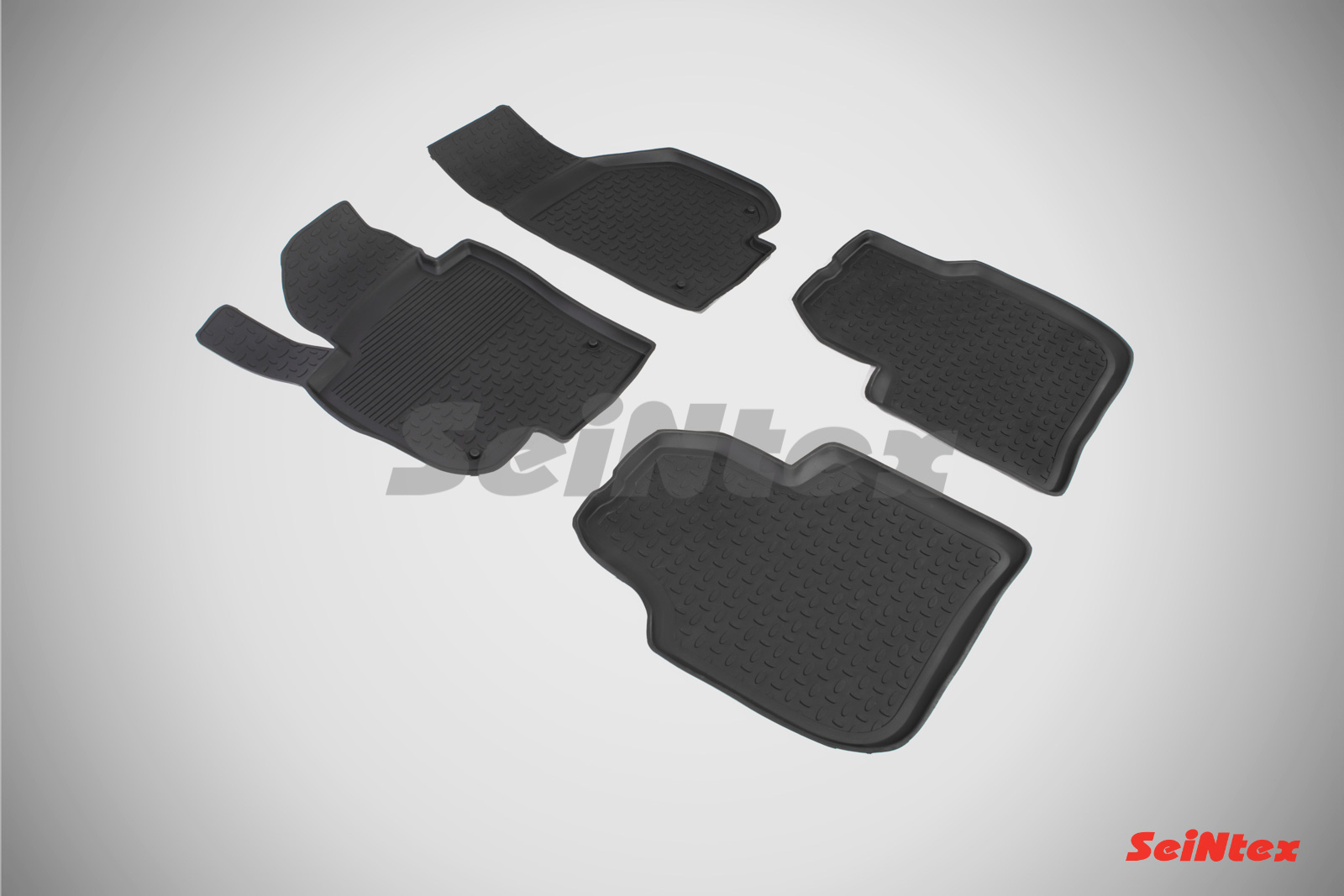 Резиновые коврики салона Высокий борт "Seintex" Skoda Superb II 2008-2015