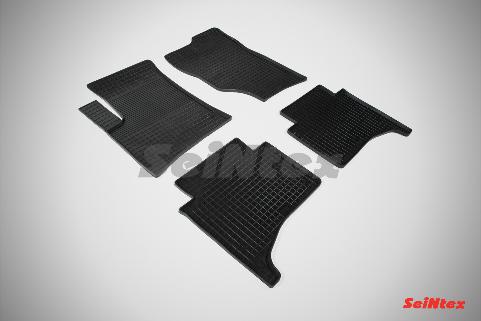 Резиновые коврики салона Сетка "Seintex", Volkswagen Touareg 2002-2010