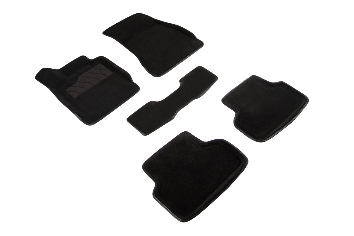 Ворсовые 3D коврики салона "Seintex", BMW 5 Ser G30 2016-