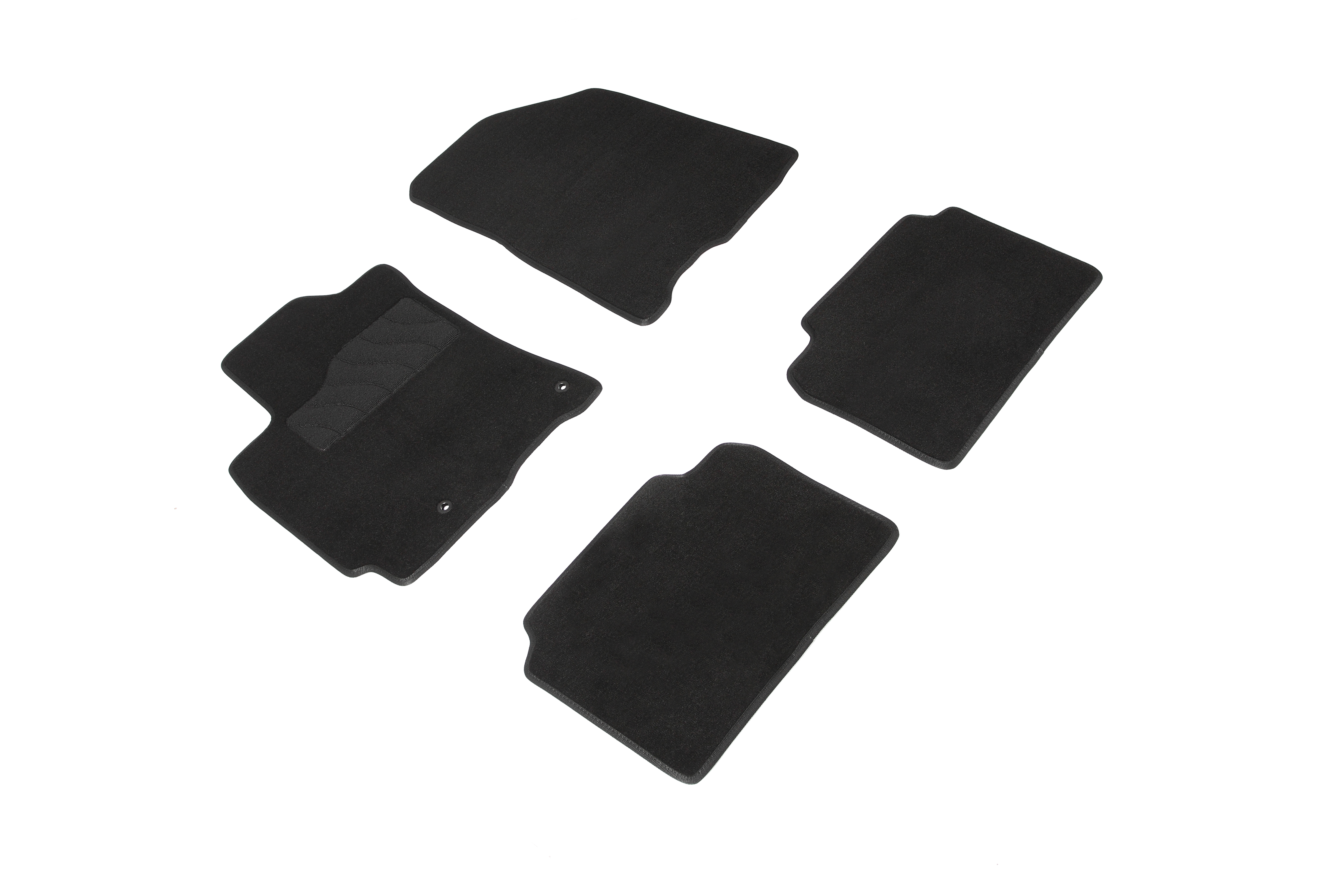 Ворсовые LUX коврики салона "Seintex", Kia Sorento IV 2020-