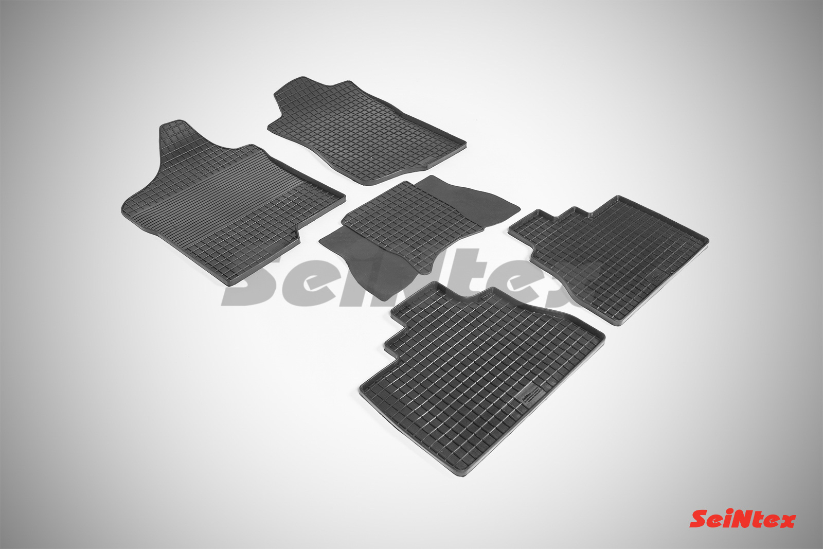 Резиновые коврики салона Сетка "Seintex", Cadillac Escalade II, III / Chevrolet Tahoe III 2006-2014