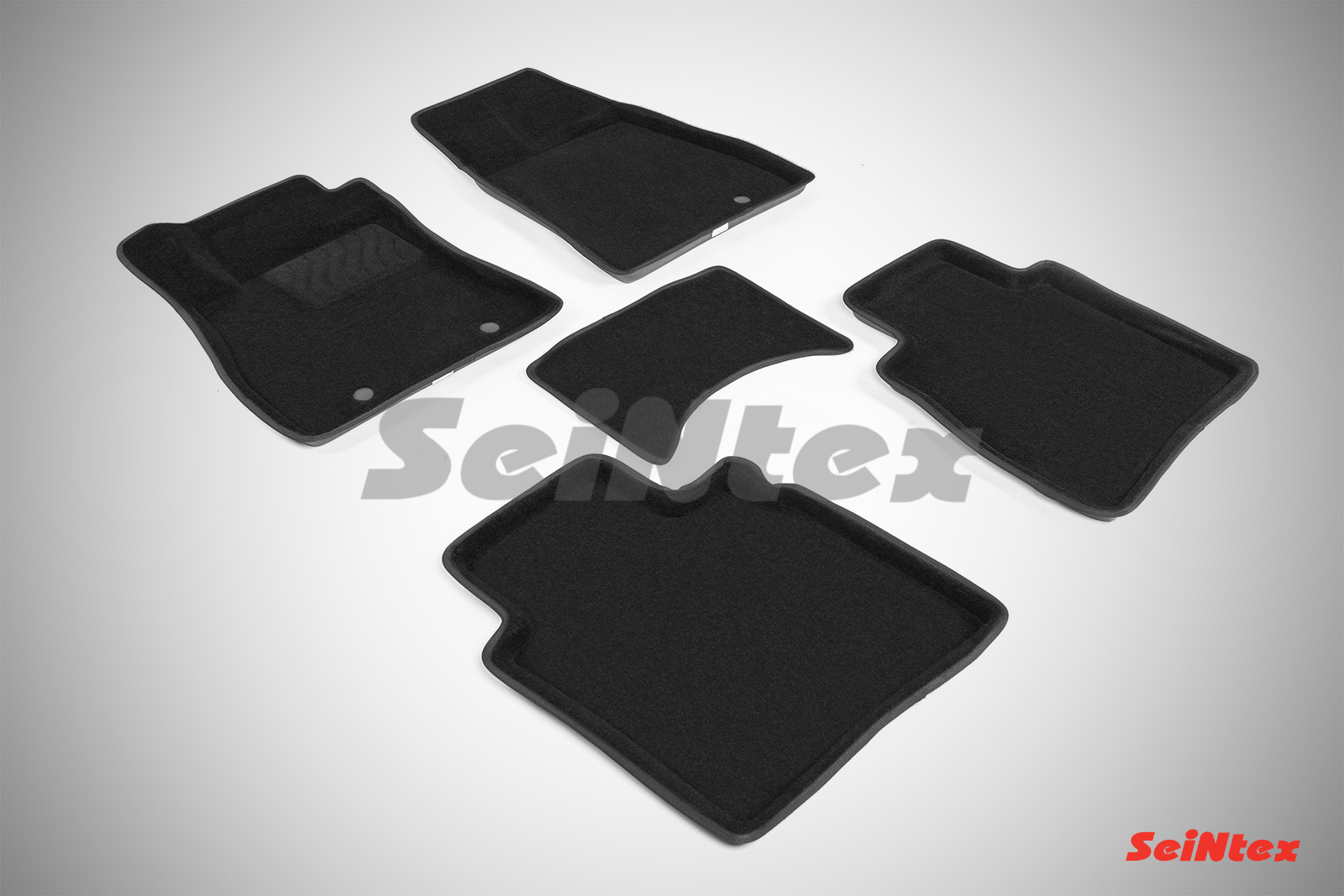 Ворсовые 3D коврики салона "Seintex", Nissan Sentra / Nissan Tiida 2014-