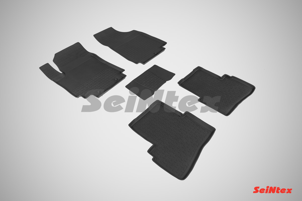 Резиновые коврики салона Высокий борт "Seintex" Hyundai Creta 2016-