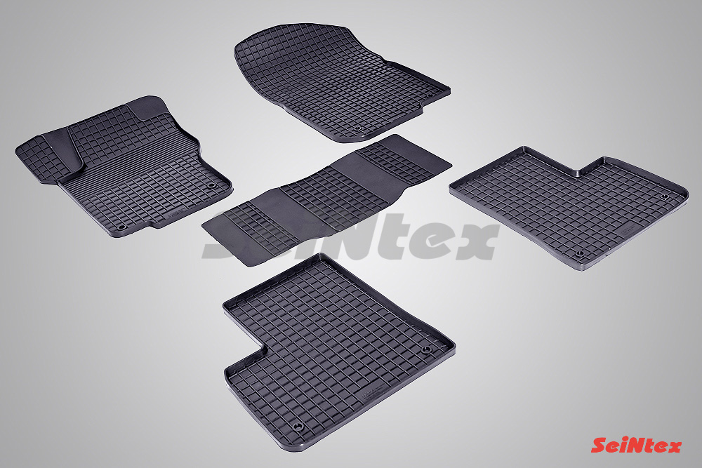 Резиновые коврики салона Сетка "Seintex", Mercedes M Class W166 2011-2015