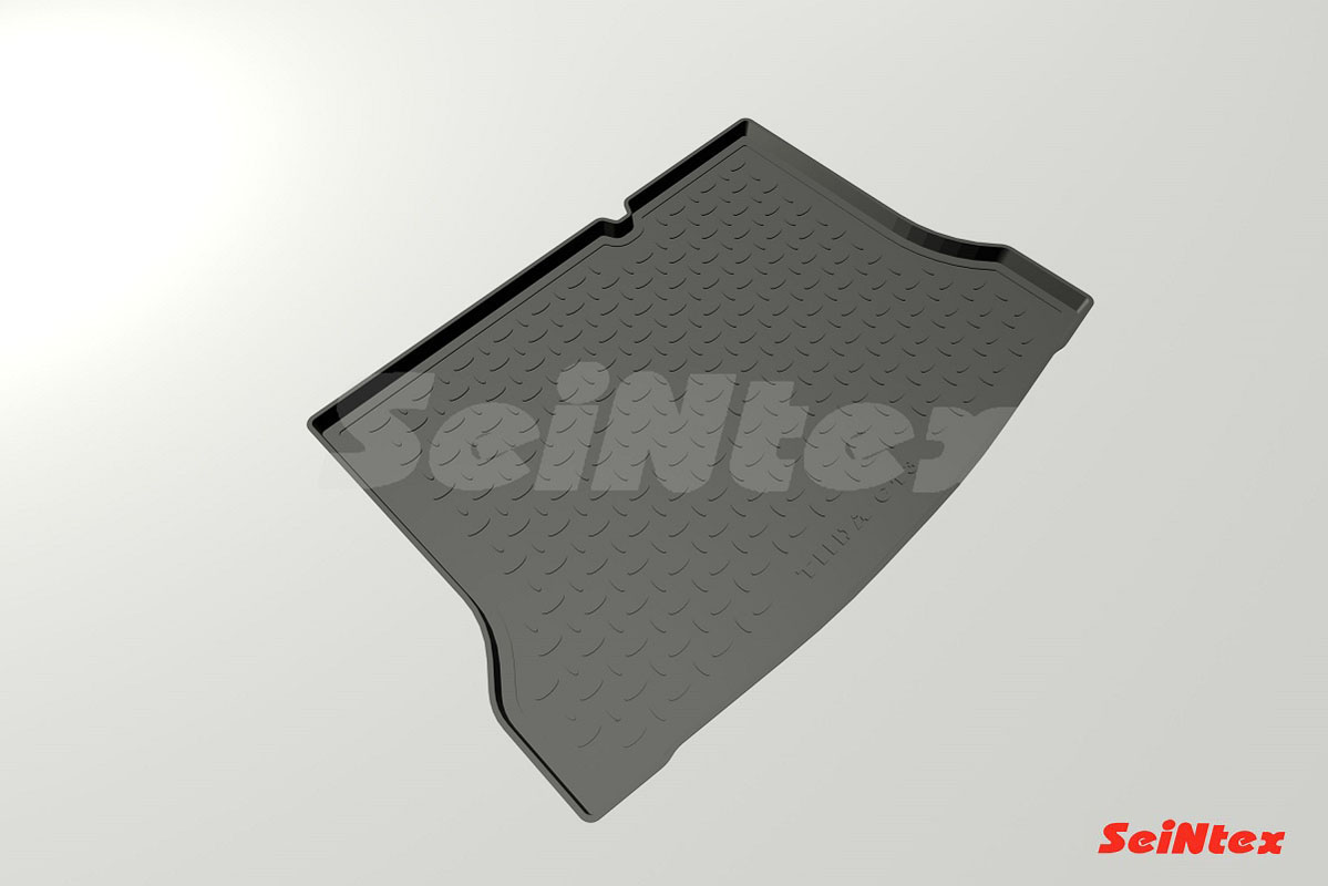 Полиуретановый коврик багажника "Seintex" Nissan Tiida 2014-