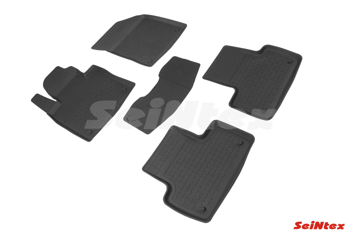 Резиновые коврики салона Высокий борт "Seintex" Volvo XС 60 II 2017-
