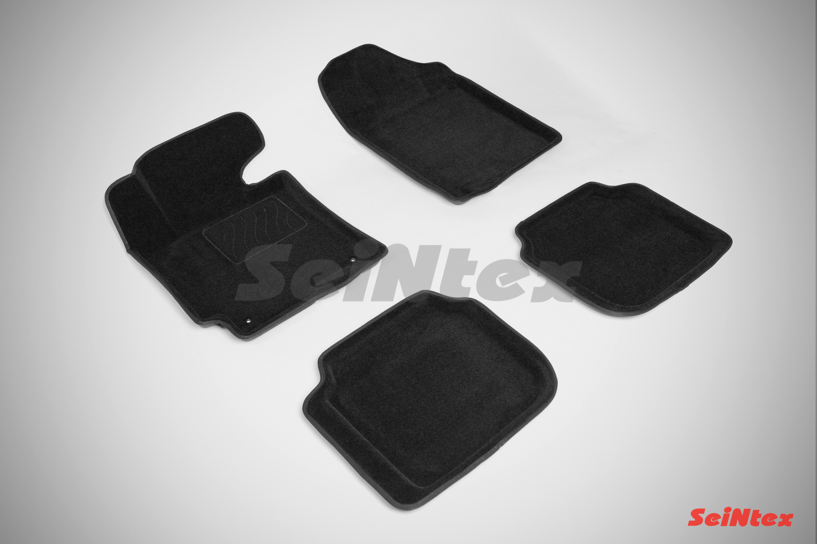 Ворсовые 3D коврики салона "Seintex", Hyundai Elantra V 2011-2015