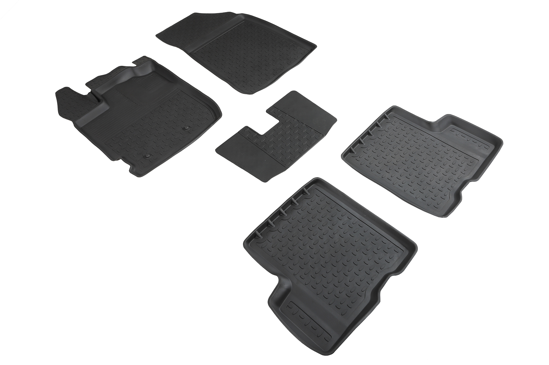 Резиновые коврики салона Высокий борт "Seintex" Renault Duster Il 2021-