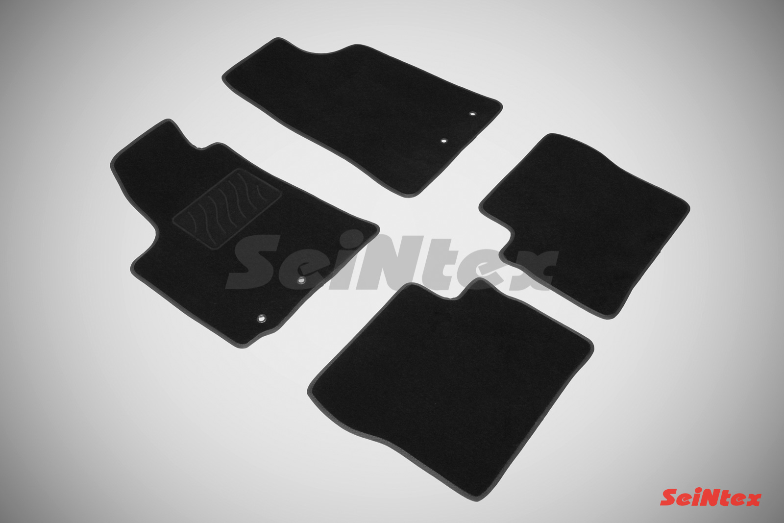 Ворсовые LUX коврики салона "Seintex", Geely Emgrand 2009-2016