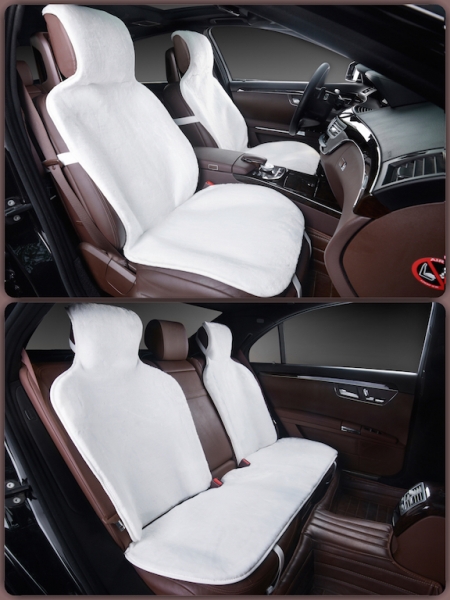 Комплект накидок на весь салон, Искусственный мех, (короткий ворс)