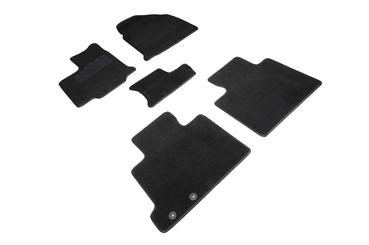 Ворсовые LUX коврики салона "Seintex", Ford Edge 2011-2014