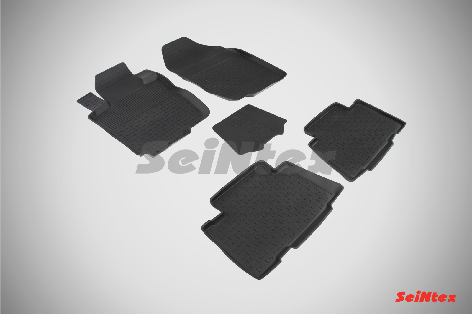 Резиновые коврики салона Высокий борт "Seintex" Toyota RAV 4 2006-2012