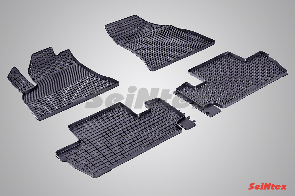 Резиновые коврики салона Сетка "Seintex", Peugeot 3008 2009-